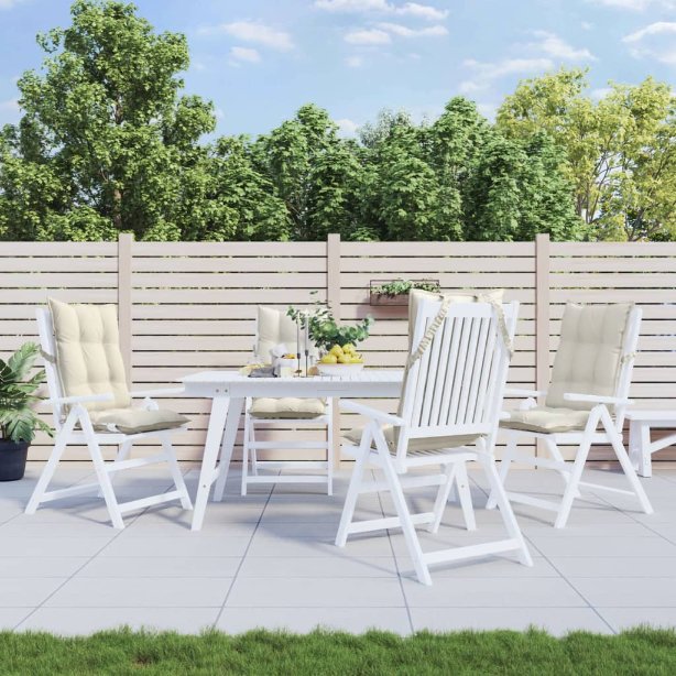 vidaXL Hochlehner-Auflagen 2 Stk. Anthrazit Oxford-Gewebe