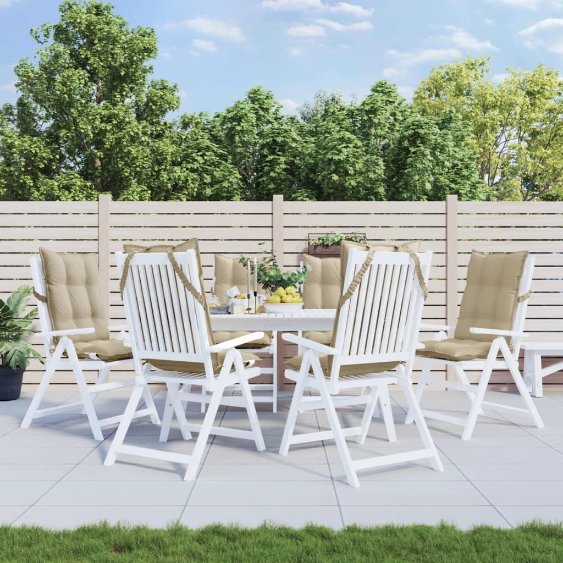 vidaXL Hochlehner-Auflagen 2 Stk. Anthrazit Oxford-Gewebe