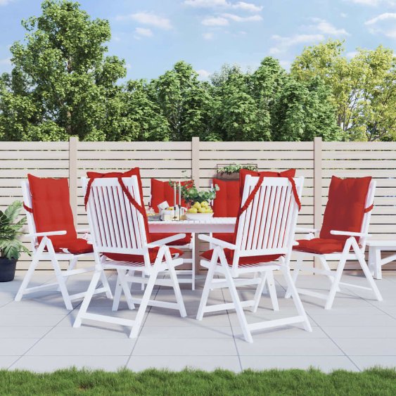 vidaXL Hochlehner-Auflagen 2 Stk. Anthrazit Oxford-Gewebe