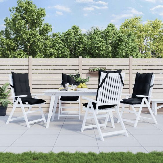 vidaXL Hochlehner-Auflagen 2 Stk. Anthrazit Oxford-Gewebe