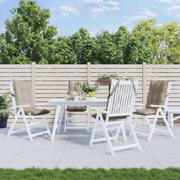 vidaXL Hochlehner-Auflagen 2 Stk. Anthrazit Oxford-Gewebe