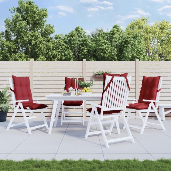 vidaXL Hochlehner-Auflagen 2 Stk. Anthrazit Oxford-Gewebe