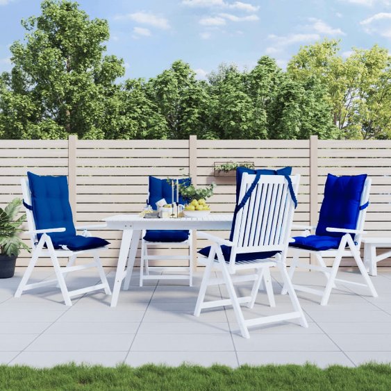 vidaXL Hochlehner-Auflagen 2 Stk. Anthrazit Oxford-Gewebe