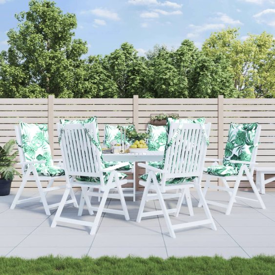 vidaXL Hochlehner-Auflagen 2 Stk. Anthrazit Oxford-Gewebe