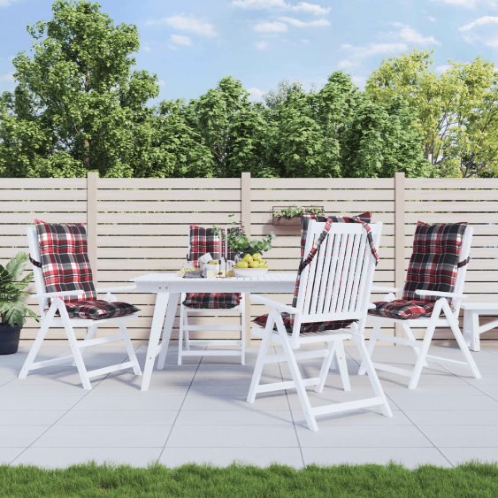 vidaXL Hochlehner-Auflagen 2 Stk. Anthrazit Oxford-Gewebe