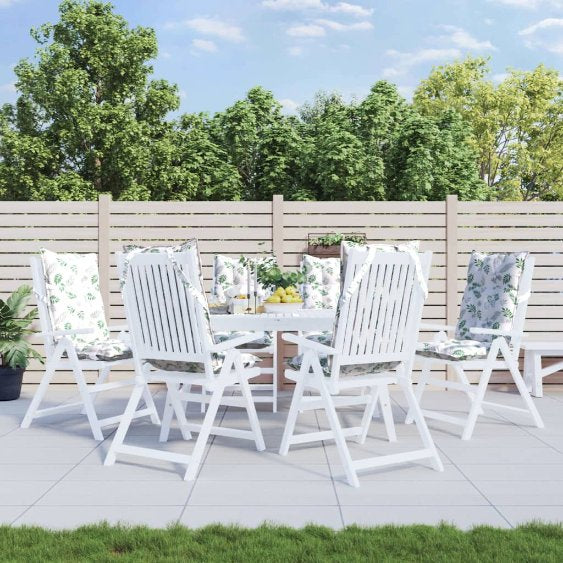 vidaXL Hochlehner-Auflagen 2 Stk. Anthrazit Oxford-Gewebe