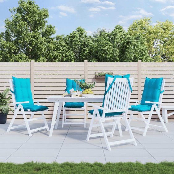 vidaXL Hochlehner-Auflagen 2 Stk. Anthrazit Oxford-Gewebe