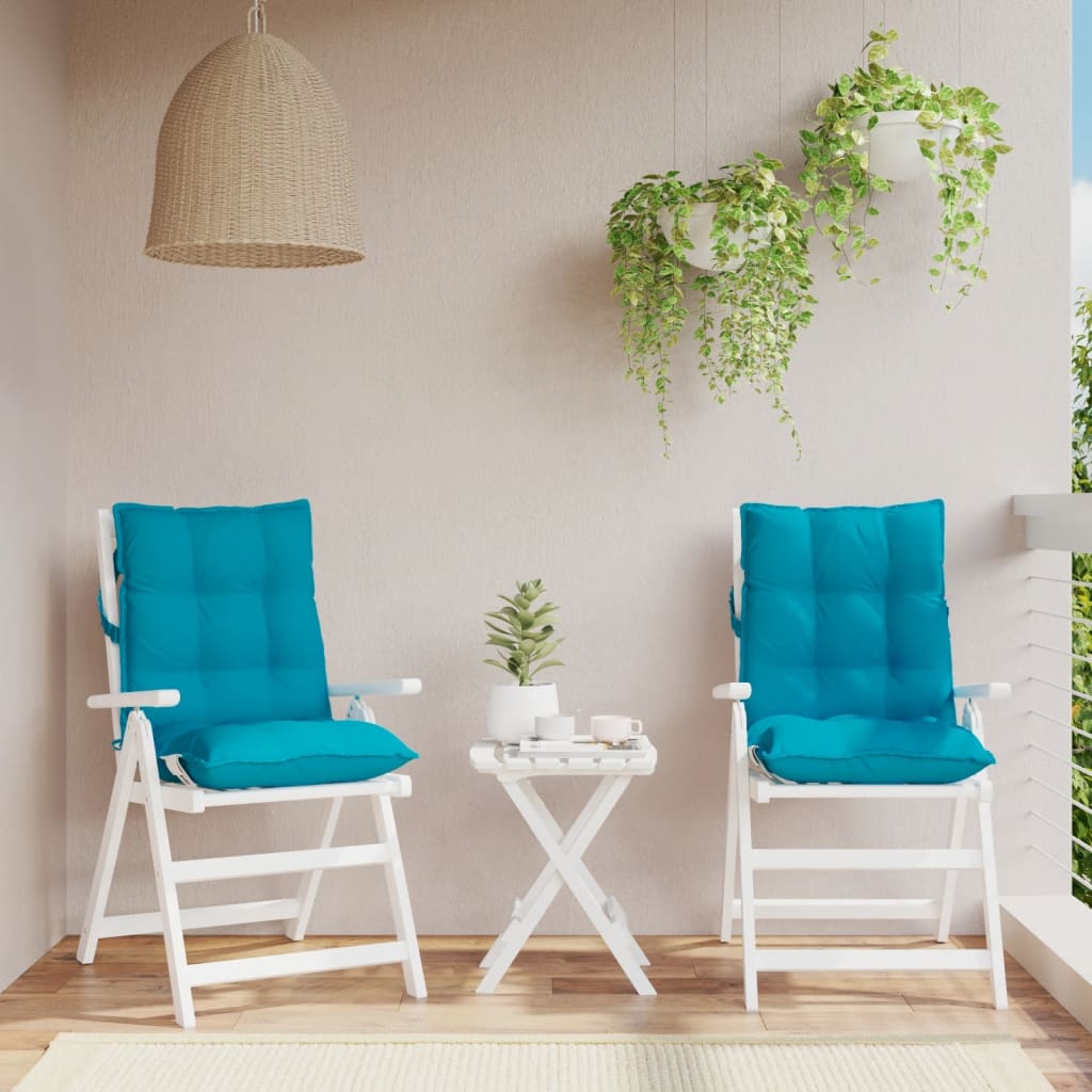 vidaXL Niedriglehner-Auflagen 2 Stk. Anthrazit Oxford-Gewebe