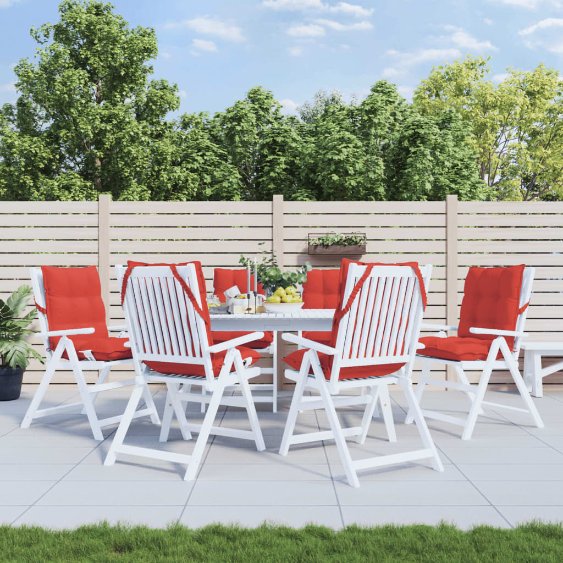 vidaXL Niedriglehner-Auflagen 2 Stk. Anthrazit Oxford-Gewebe