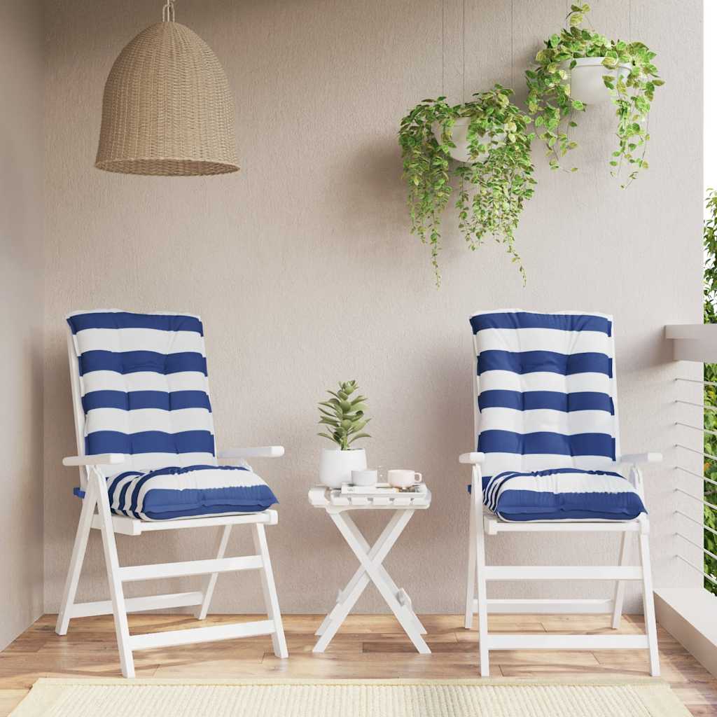 vidaXL Niedriglehner-Auflagen 2 Stk. Anthrazit Oxford-Gewebe