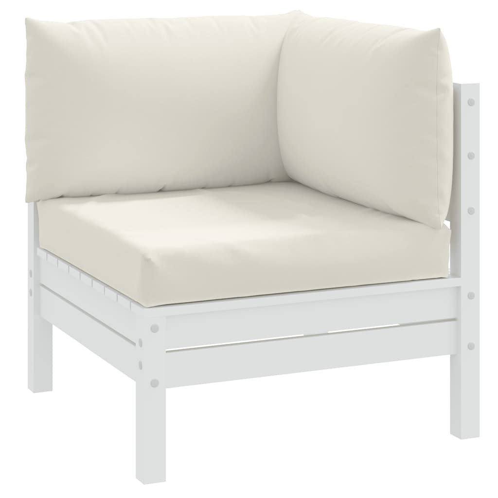 vidaXL Palettenkissen 2-tlg. Melange Anthrazit Stoff