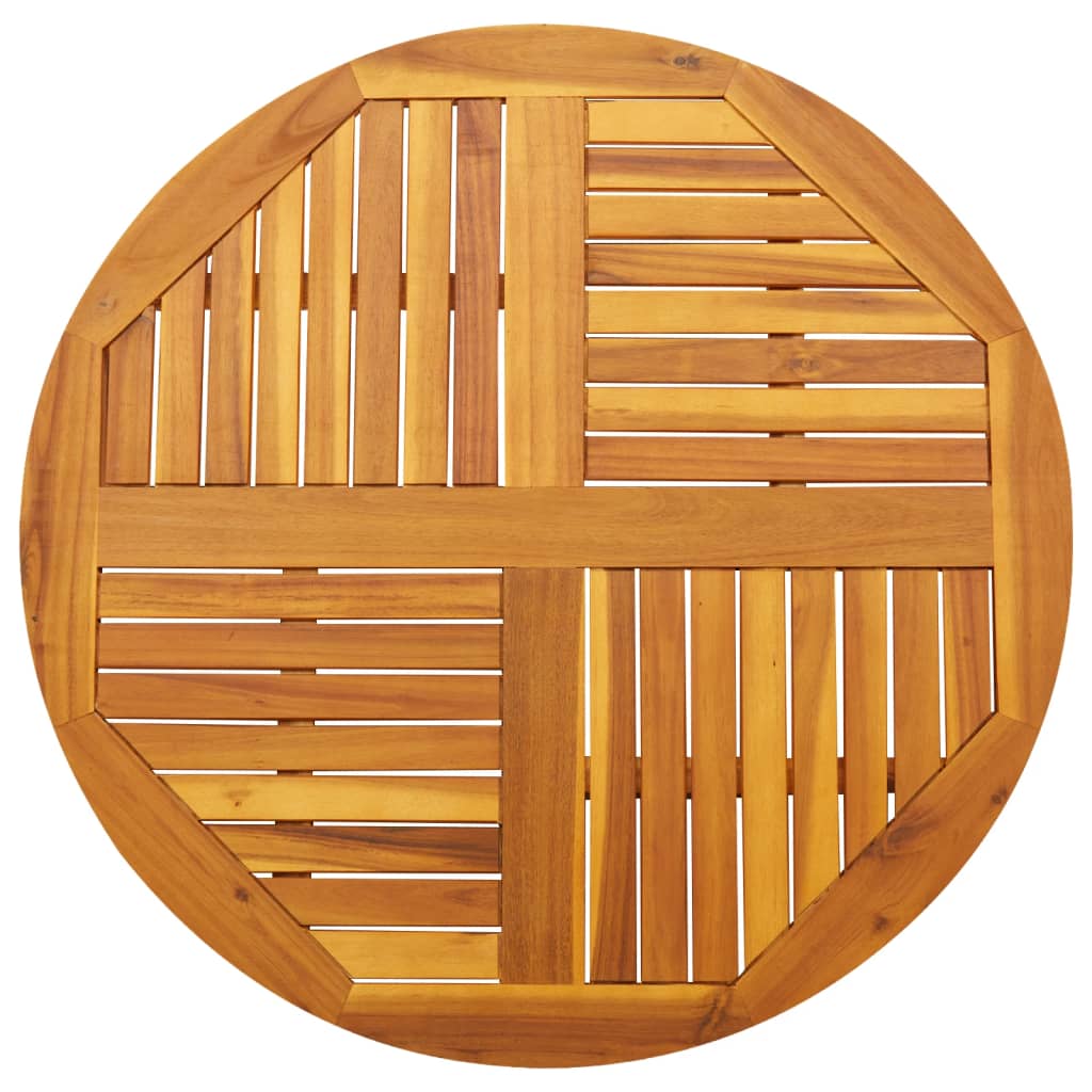 vidaXL Tischplatte Ø40x2 cm Rund Massivholz Akazie