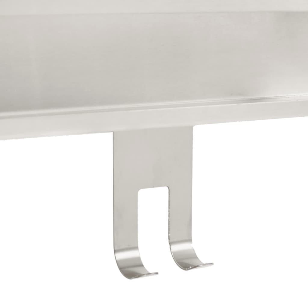 vidaXL Duschcaddy Hängend Gebürsteter Edelstahl 304