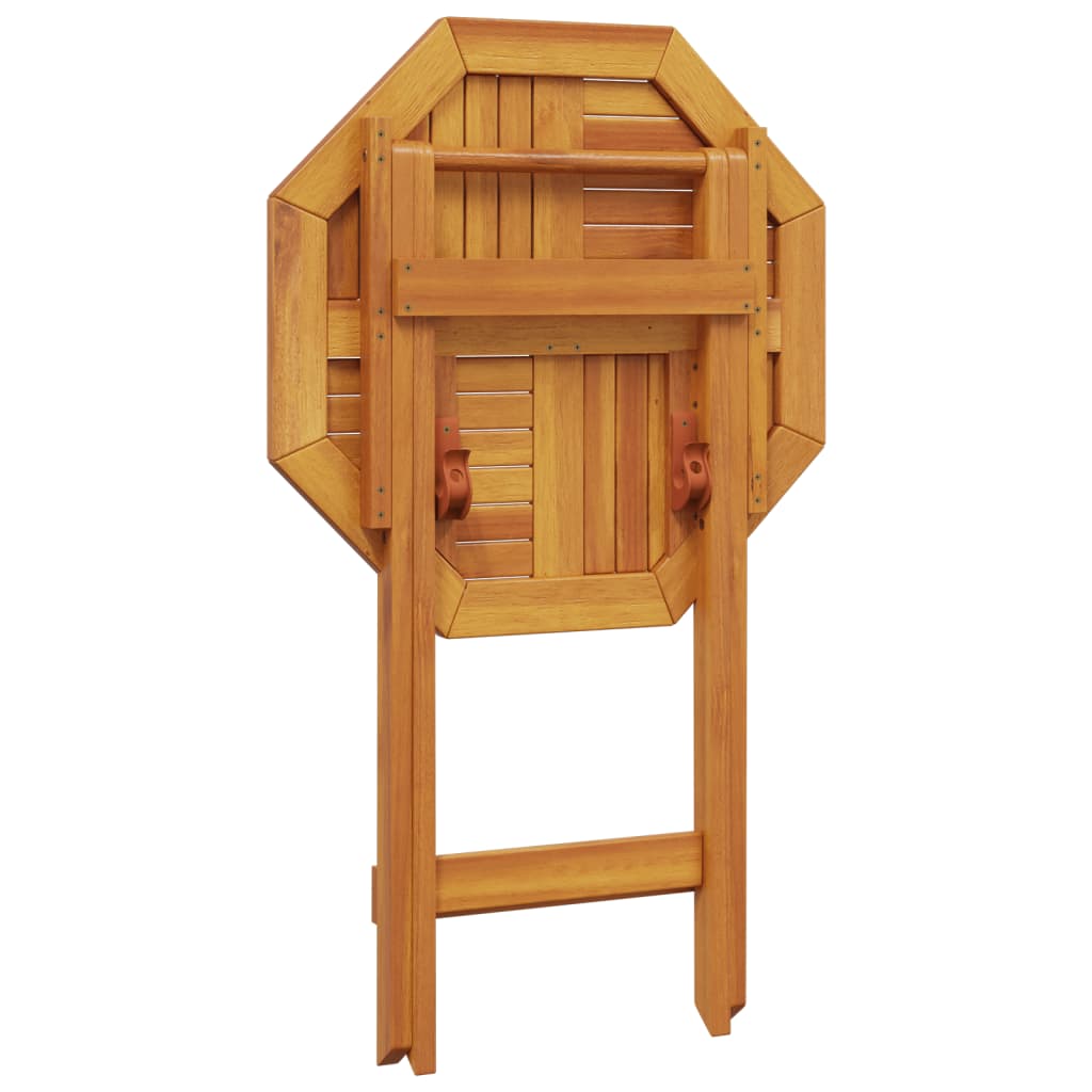 vidaXL Gartentisch Klappbar Ø60x75 cm Massivholz Akazie