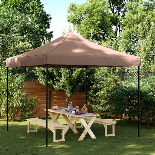 vidaXL Partyzelt Faltbar Pop-Up Beige 292x292x315 cm