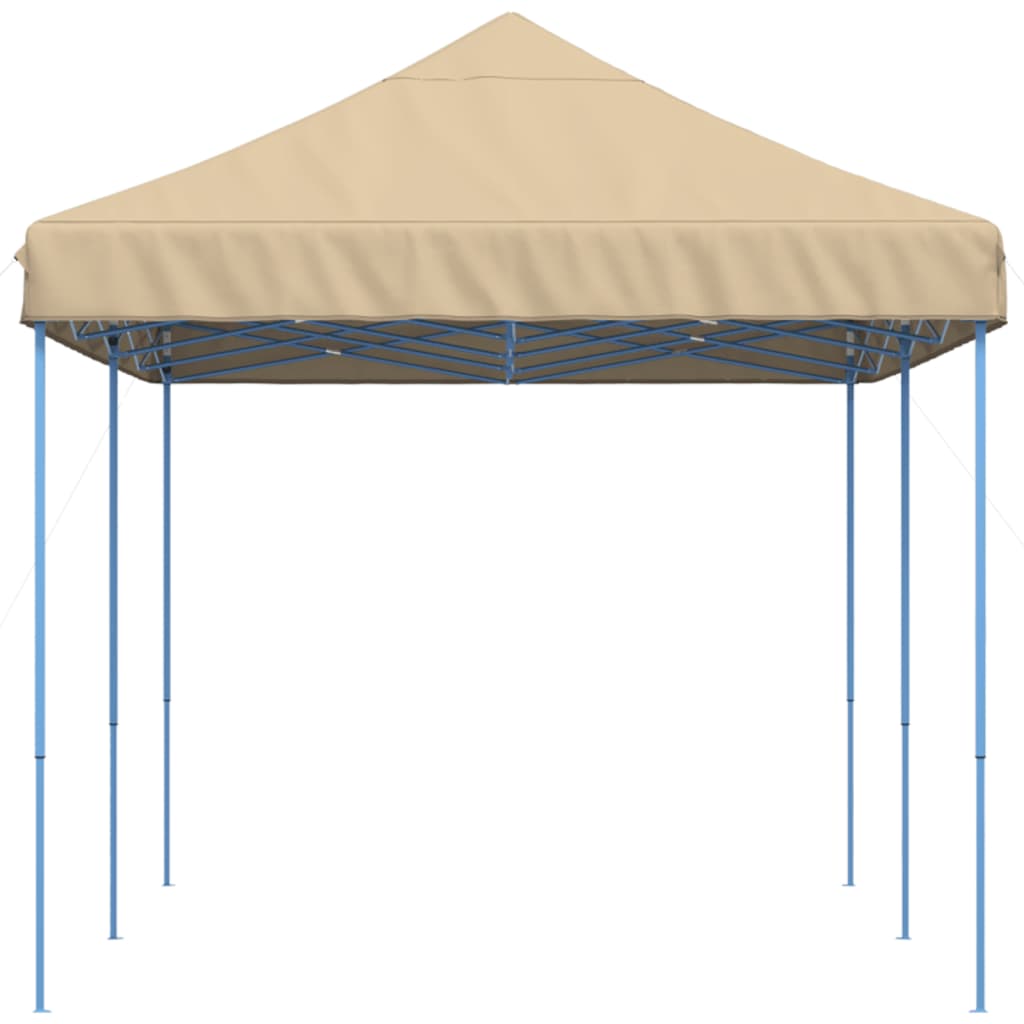 vidaXL Partyzelt Faltbar Pop-Up Beige 580x292x315 cm