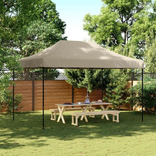 vidaXL Partyzelt Faltbar Pop-Up Beige 440x292x315 cm