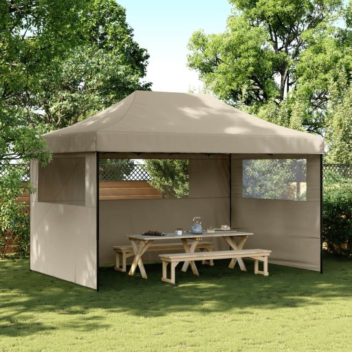 vidaXL Partyzelt Faltbar Pop-Up Beige 440x292x315 cm