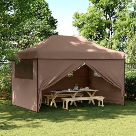 vidaXL Partyzelt Faltbar Pop-Up Beige 440x292x315 cm