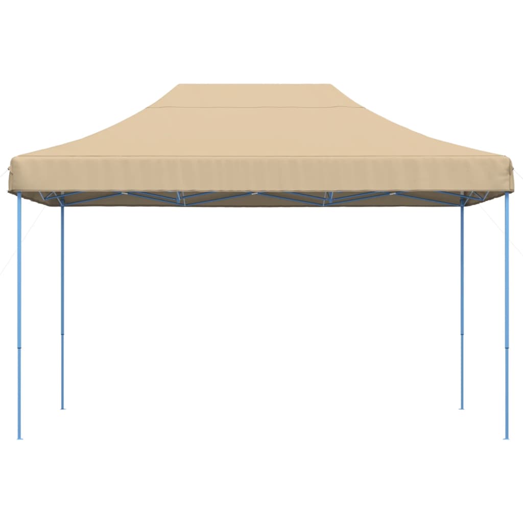 vidaXL Partyzelt Faltbar Pop-Up Beige 410x279x315 cm
