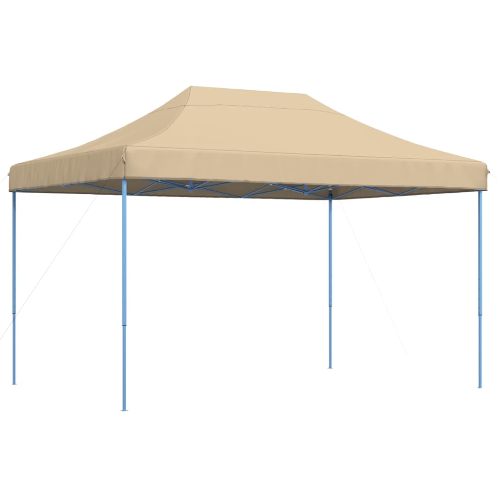 vidaXL Partyzelt Faltbar Pop-Up Beige 410x279x315 cm