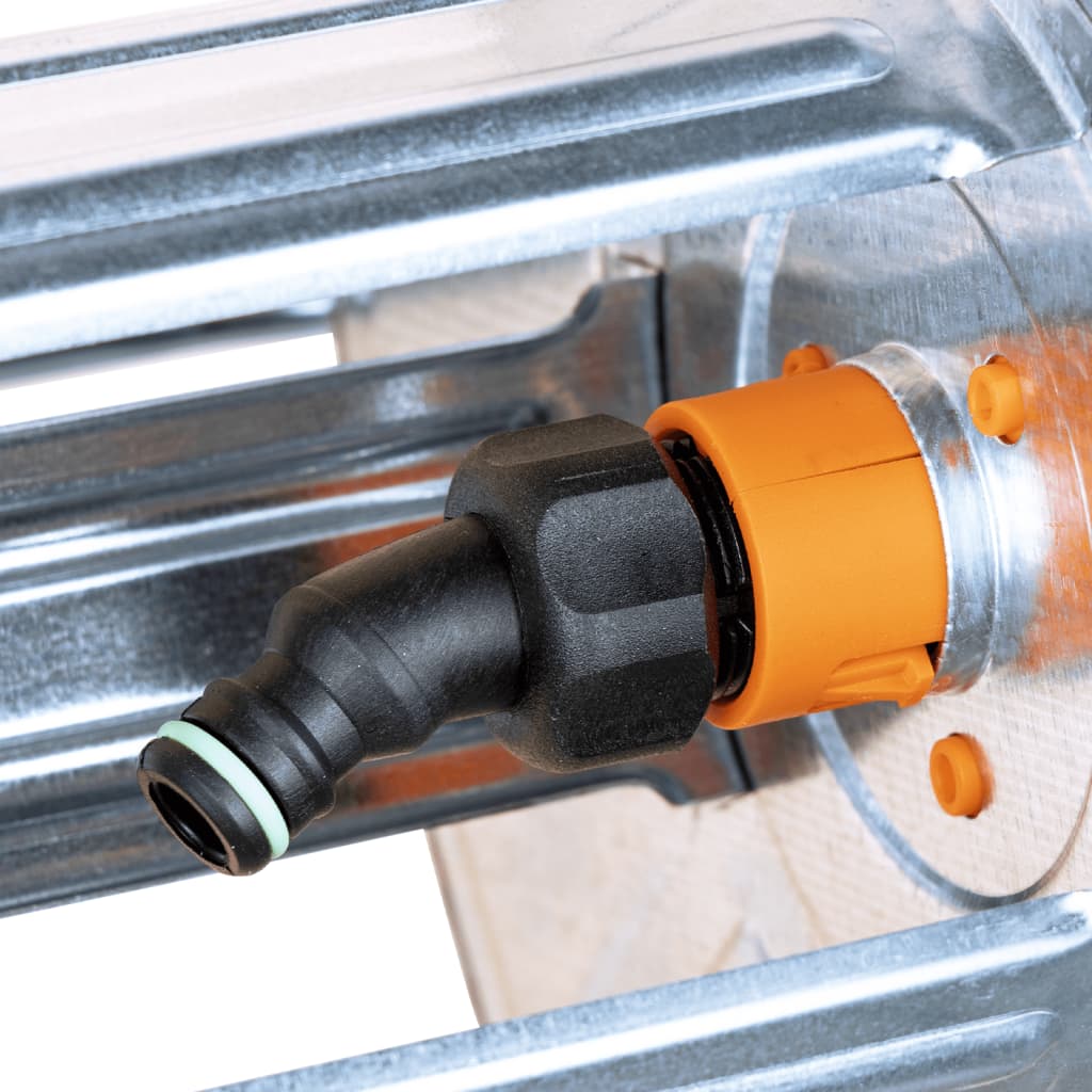 vidaXL Schlauchtrommel Wandmontage für 50m 1/2" oder 35m 3/4" Schlauch