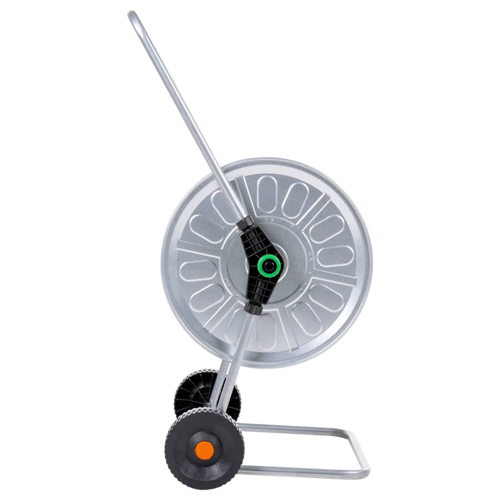 vidaXL Schlauchwagen für 80 m 1/2" oder 50 m 3/4" Schlauch Stahl