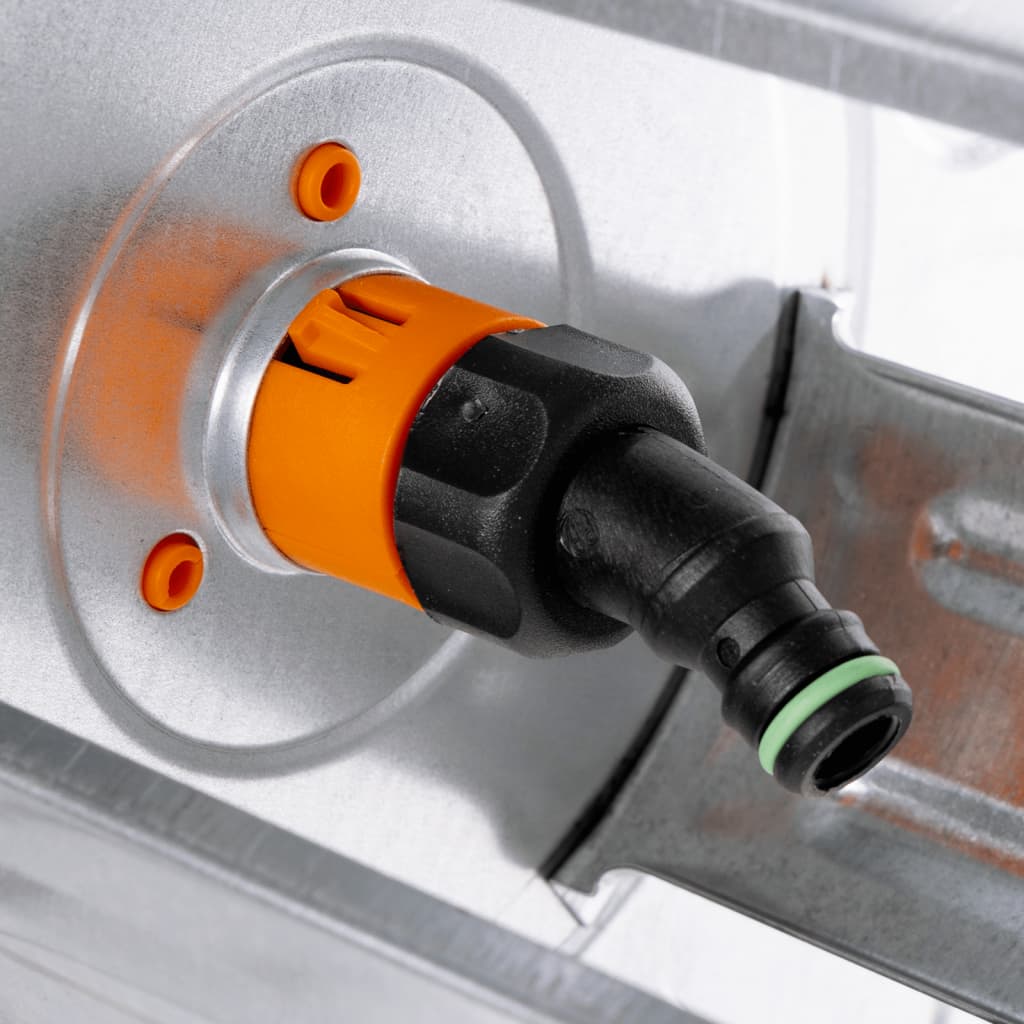 vidaXL Schlauchwagen für 80 m 1/2" oder 50 m 3/4" Schlauch Stahl