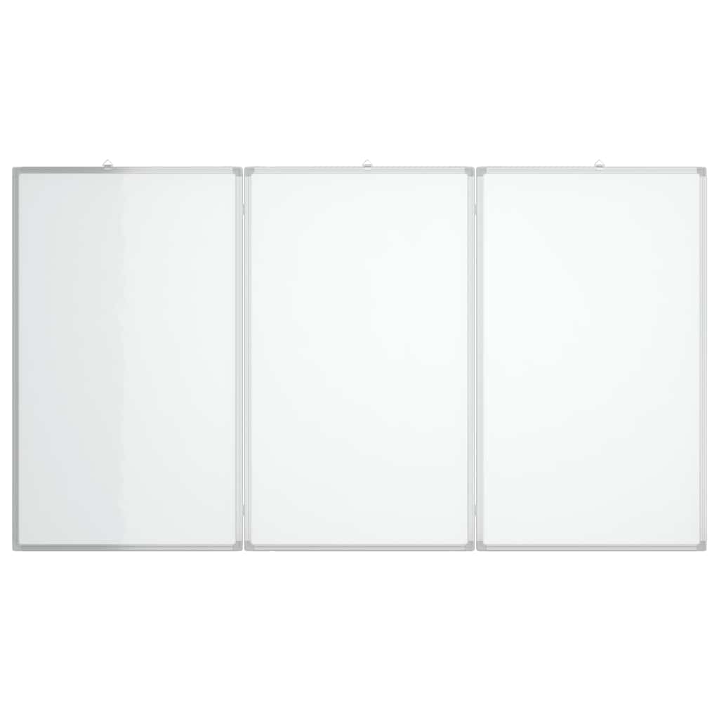 vidaXL Magnetisches Whiteboard Klappbar 120x80x1,7 cm Aluminium