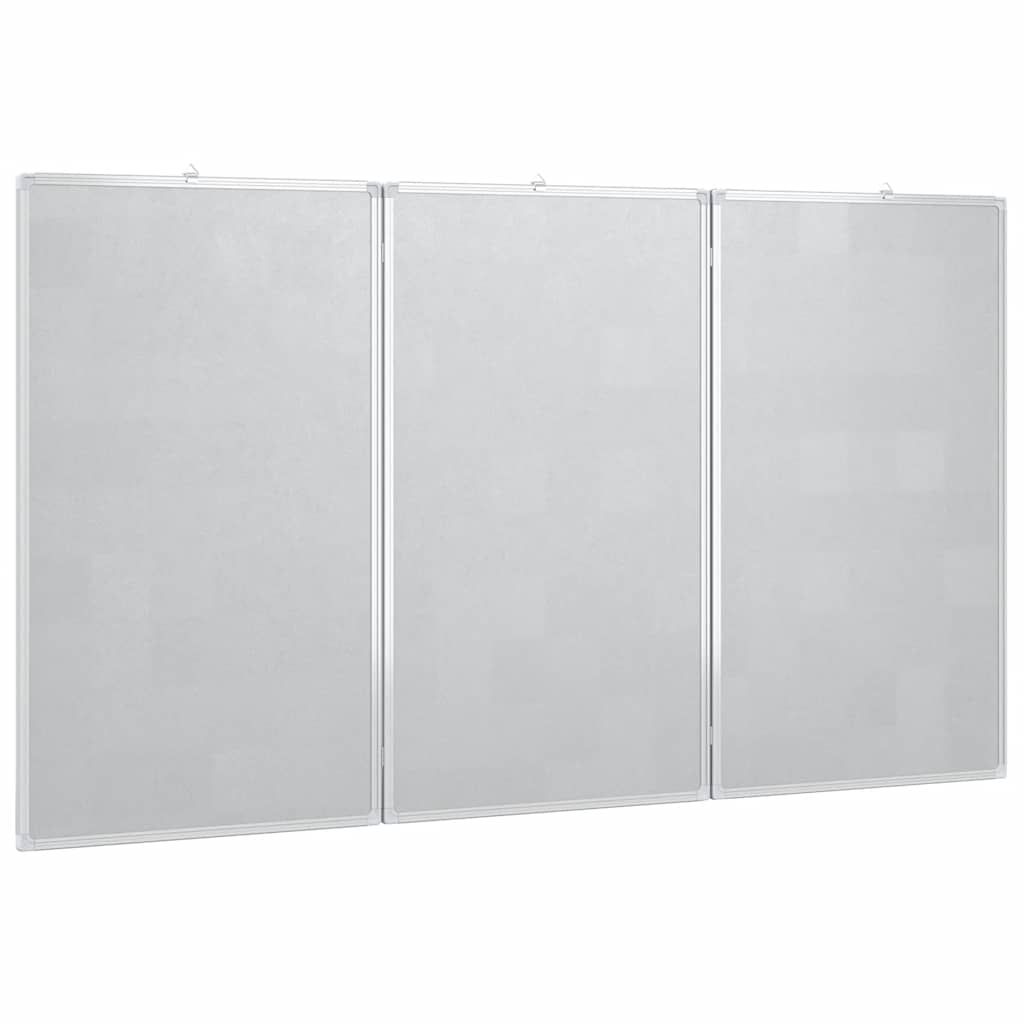vidaXL Magnetisches Whiteboard Klappbar 120x80x1,7 cm Aluminium