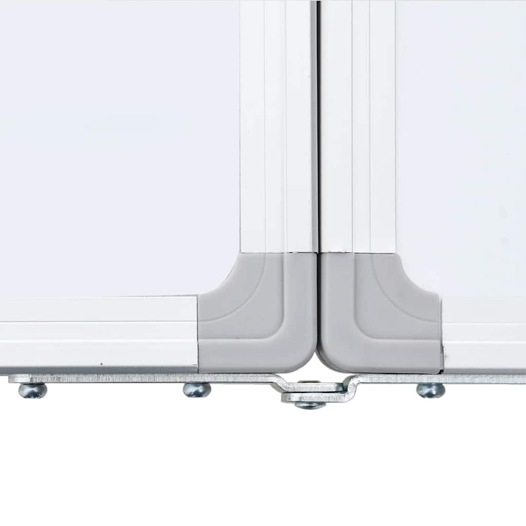 vidaXL Magnetisches Whiteboard Klappbar 160x40x1,7 cm Aluminium