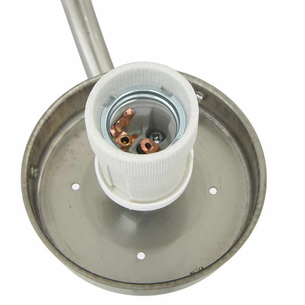 vidaXL Außenwandleuchte Silber 29 x 25 x 33 cm Edelstahl und Plastik