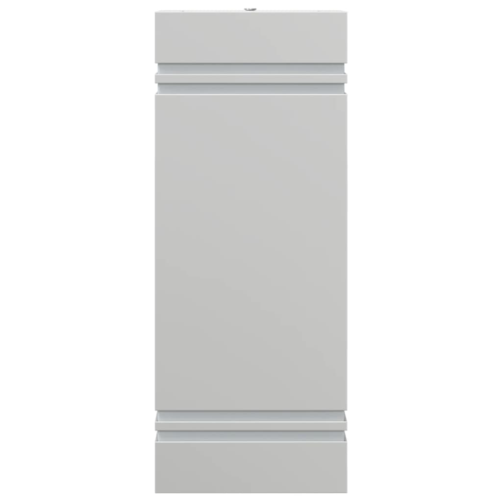 vidaXL Außenwandleuchte Silbern Edelstahl