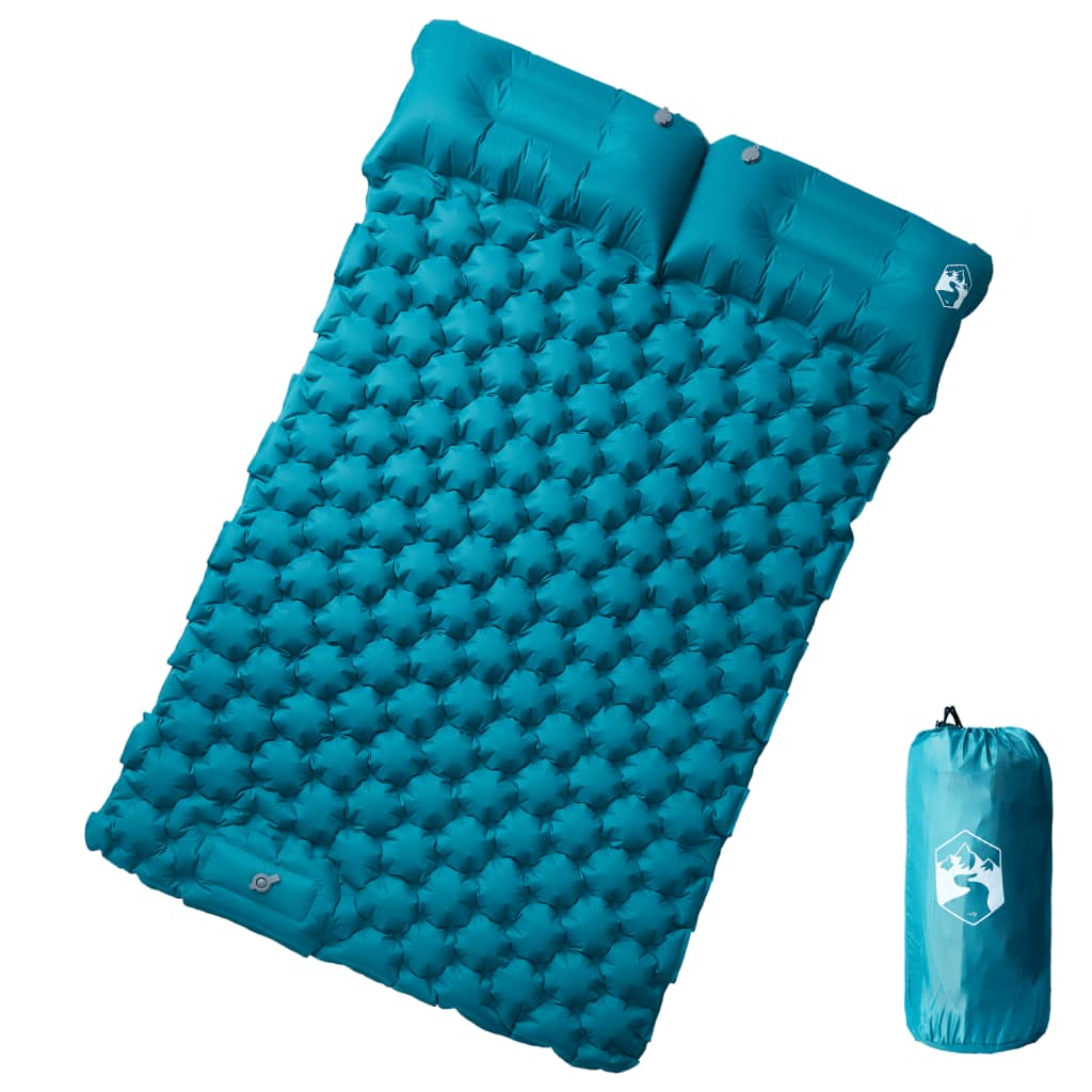 Selbstaufblasende Isomatte mit Kissen Orange