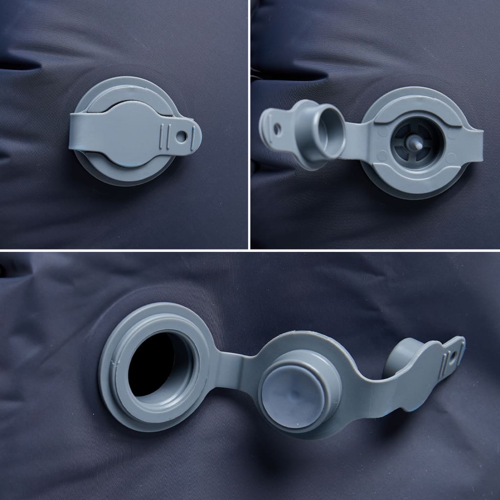 vidaXL Aufblasbare Isomatte mit Kissen Grau