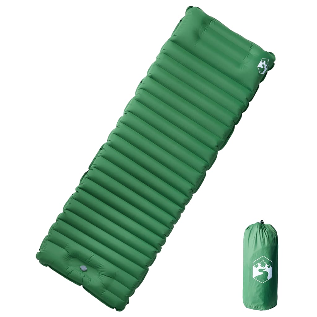 Selbstaufblasende Isomatte mit Kissen Grau