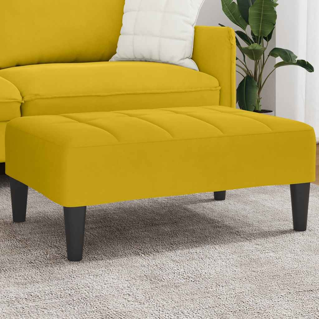 vidaXL Fußhocker Blau 77x55x31 cm Samt