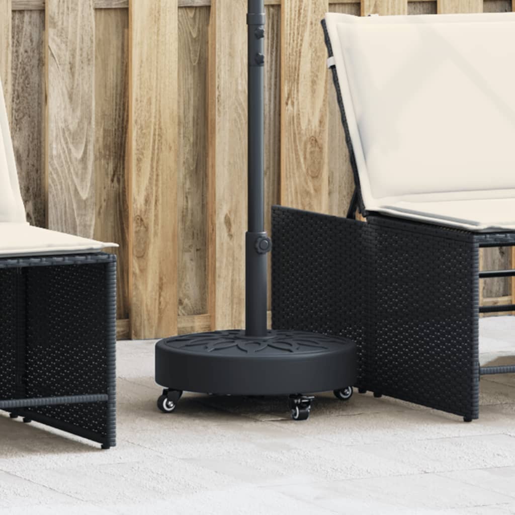 vidaXL Sonnenschirmständer für Ø38/48 mm Mast 12 kg Rund