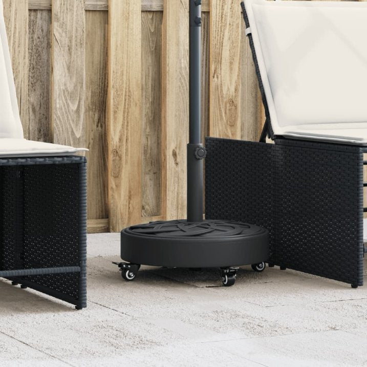 vidaXL Sonnenschirmständer für Ø38/48 mm Mast 12 kg Rund