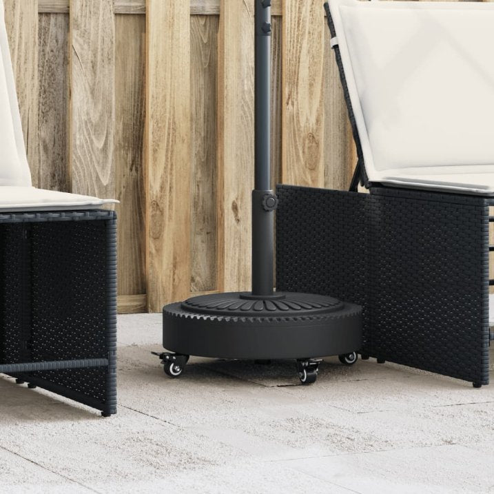 vidaXL Sonnenschirmständer für Ø38/48 mm Mast 12 kg Rund