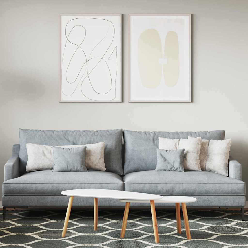 vidaXL Wandfarbe Grau 16,5 x 16,5 x 16 cm Wall Print