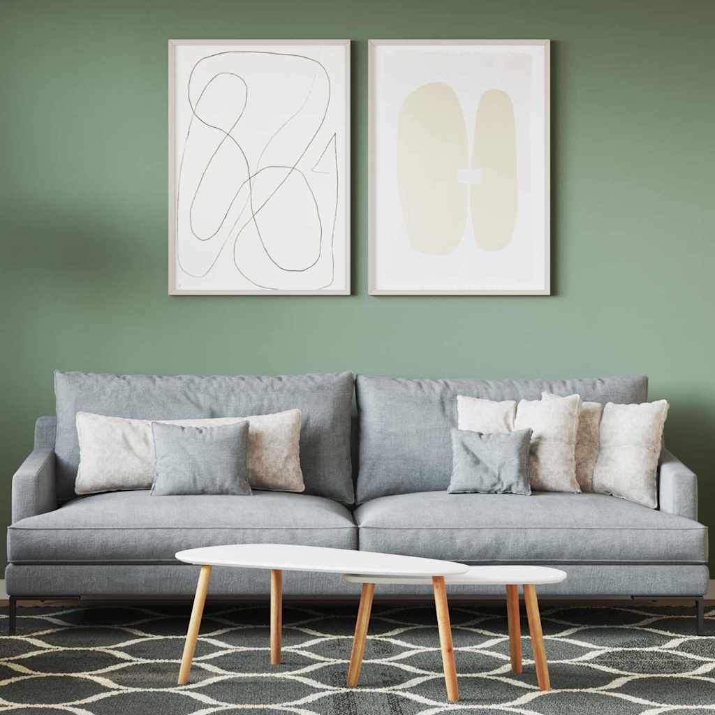 vidaXL Wandfarbe Grau 16,5 x 16,5 x 16 cm Wall Print