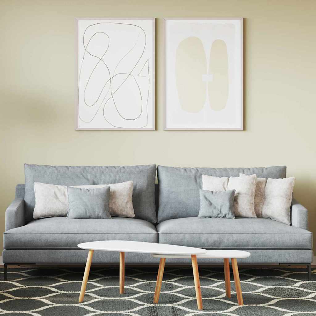 vidaXL Wandfarbe Grau 16,5 x 16,5 x 16 cm Wall Print