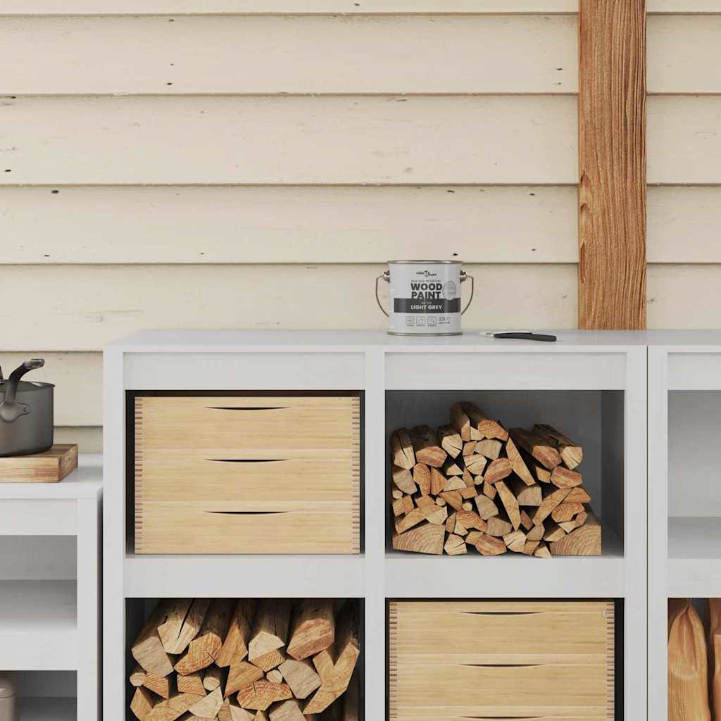 vidaXL Holzfarbe Schwarz 16,5 x 16,5 x 16 cm Wall Print