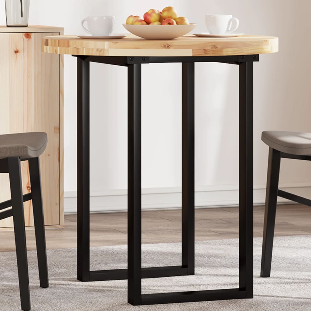 vidaXL Tischplatte Rund Ø40x2 cm Massivholz Akazie