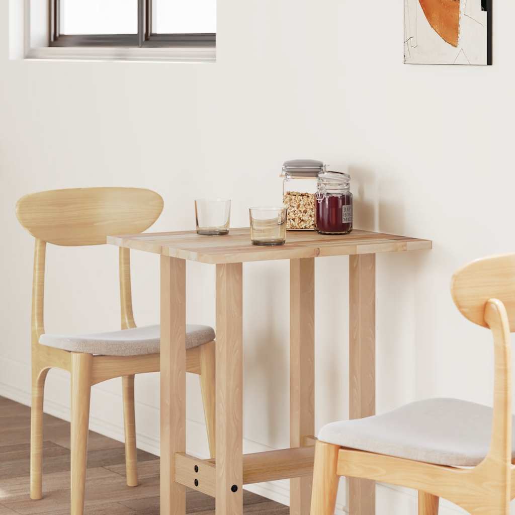 vidaXL Tischplatte Rechteckig 60x50x2 cm Massivholz Akazie