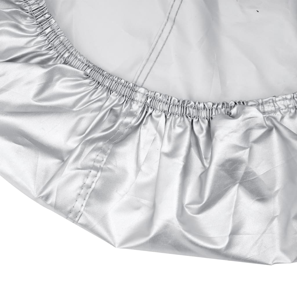 vidaXL Autoabdeckung für Limousine Hagelschutz Voll S Grau Silbern