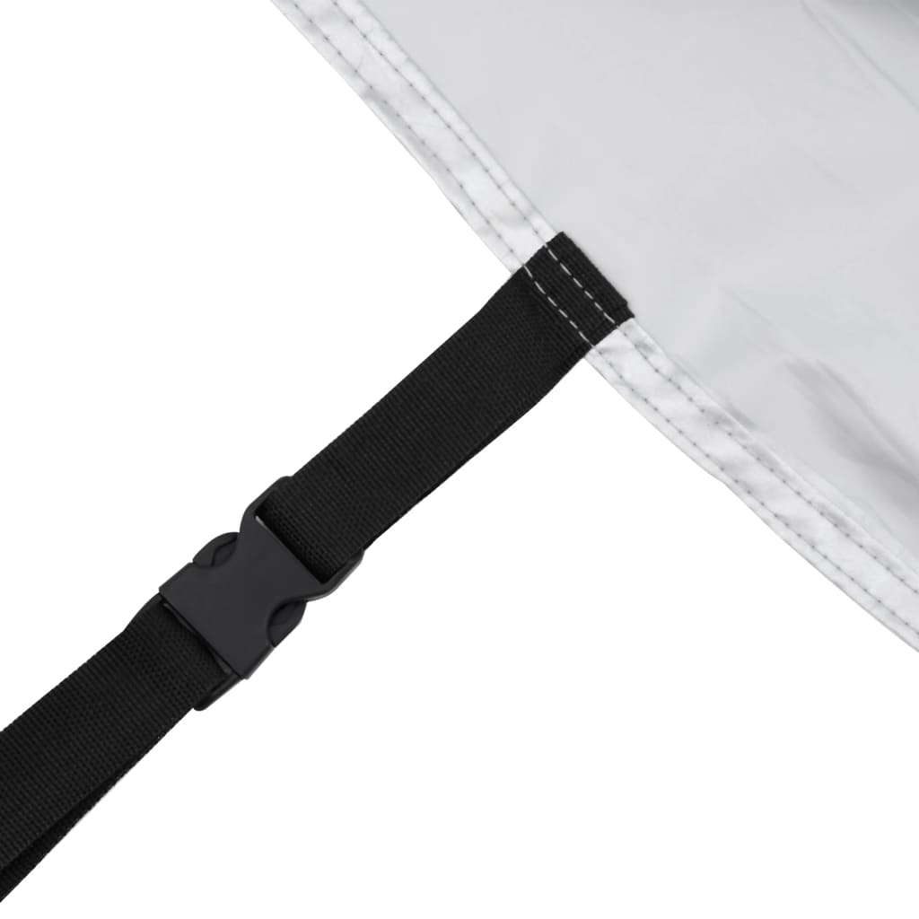 vidaXL Autoabdeckung für Limousine Hagelschutz Voll S Grau Silbern