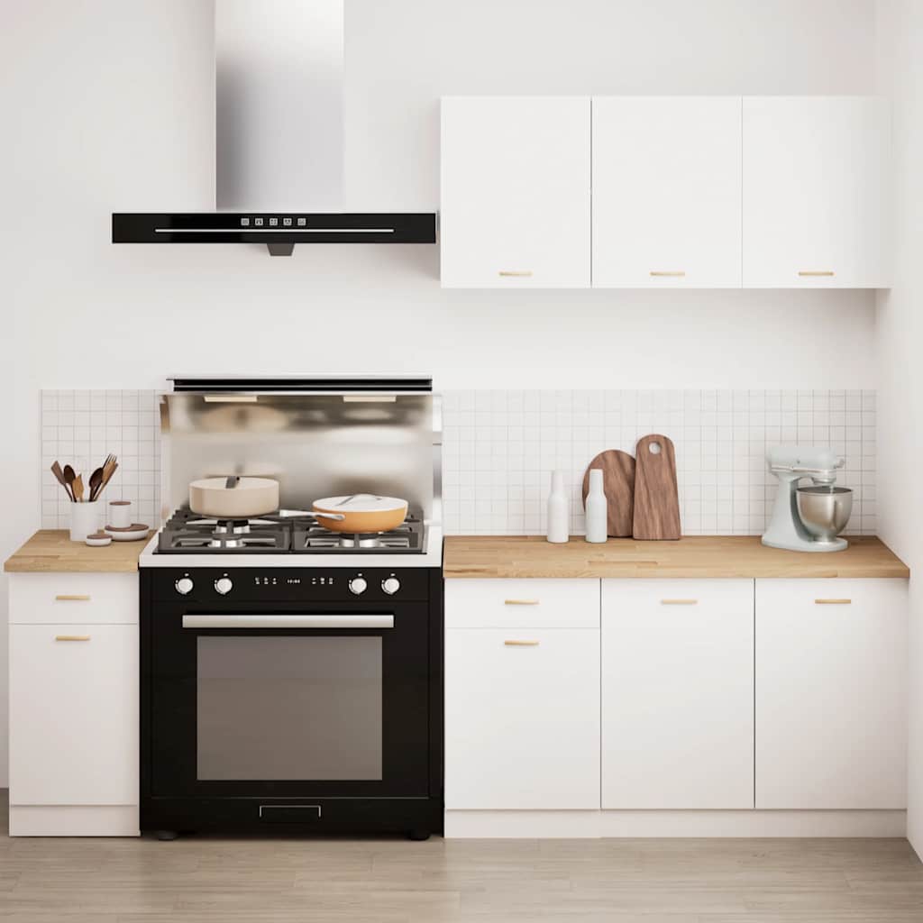 vidaXL Küchenarbeitsplatte 40x63,5x2,7 cm Massivholz Eiche Rechteckig