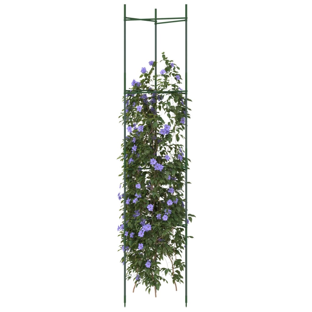 vidaXL Tomatenkäfige 4 Stk. 116 cm Stahl und PP